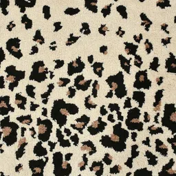 presto Black Abstract Polyester 6 x 9 Feet Machine Made Carpet image 4