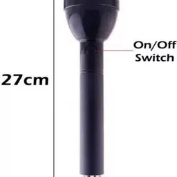 zeno volt Strong Beam Adjustable Focus Zoom Torch 5-Light Modes Waterproof Rechargeable 6 hrs Torch Emergency Light image 4