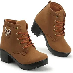 fath son High Ankle Suede Velvet Boots For Womens And girls Boots For Women-picture-23