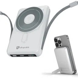ultraprolink 10000 mAh 22.5 W Wired & Wireless With MagSafe Compact Pocket Size Power Bank image 1