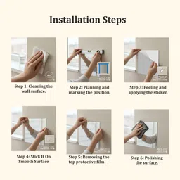 decal o decal 30 cm Oval Shape Adhesive Mirror Sticker for Wall, Tiles, Bedroom, Living Room Mirror Self Adhesive Sticker image 2