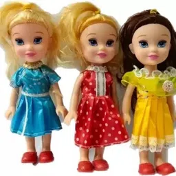 kids 3 Pretty Sisters Baby Dolls With Beautiful Hairs And Movable Body Parts For-picture-17