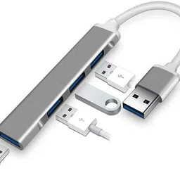 Foxne Point USB HUB 4 in 1 Multi Port Dongl USB 3.0 Ports, 480Mbps 4 in 1 hub to USB3.0 Type-C 3xUSB High Speed Splitter 4 Port Card Reader-picture-19