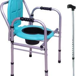 coredeal Commode Chair for unisex/ADULT Comfortable Safe chair Commode Chair image 3