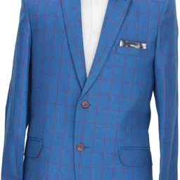 gargian master cut Men Checkered Single Breasted Formal, Party Blazer-picture-13