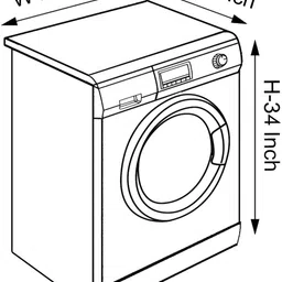 jainco decor Front Loading Washing Machine Cover image 2