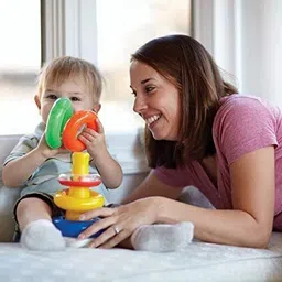 hgamy Stacking Toys Junior 7 Ring Blocks image 3