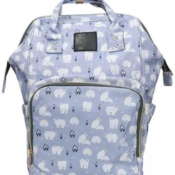 shopybucket Travel Backpack Designer Nappy Stroller Bag (Green)AS BABY image 1