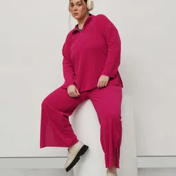 curvy street Tshirt Pant Co-ords Set-picture-27