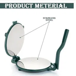 aryan Roti Maker Press Heavy Duty Kitchen Utensil for Roti Chapati Puri Papad Khakhra Roti and Khakra Maker image 2