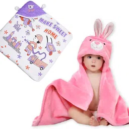 naman Embroidered Crib Hooded Baby Blanket for Heavy Winter-picture-11