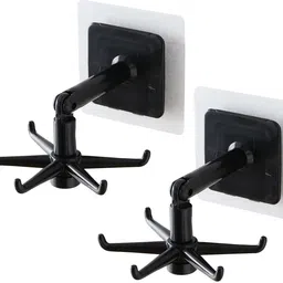 aarukcreation 360° Swivel Kitchen & Bathroom Organizer Swivel Hook 2-picture-13