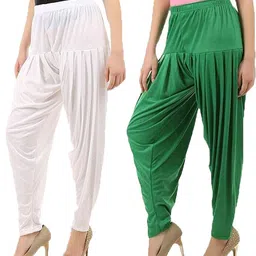 mk trendy fashions Viscose Rayon Solid Patiala-picture-27