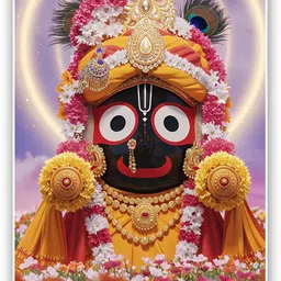 art recall jagannath poster Photographic Paper image 1