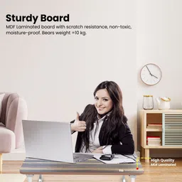 portronics My Buddy J Foldable Wood Portable Laptop Table image 2