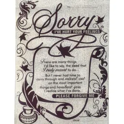 Sorry Scroll Card - Greeting Card-image-31