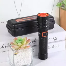 flashify ZOOMABLE METAL 5 Modes Flashlight, Super Bright Cree T6 LED Light-A1 Torch image 3
