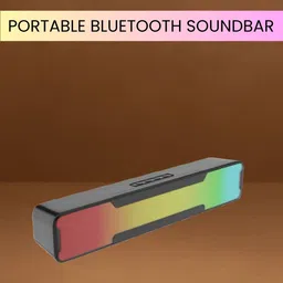 FRONY Megabar (PORTABLE HOME TV SOUNDBAR) Dynamic Thunder Sound With RGB LightQH192 20 W Bluetooth Soundbar image 1