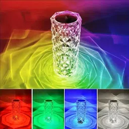 mansaa Crystal Lamp,16 Color Changing Rose,USB Rechargeable Table Lamp Night Lamp-picture-13