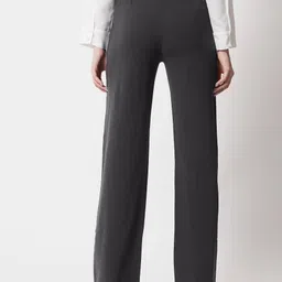 xzeez Women Regular Fit Grey Lycra Blend Trousers image 2