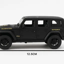 crezor toys 1:32 Scale Rubicon SUV Diecast Toy Car with LED Lights, Sounds & Pullback image 5