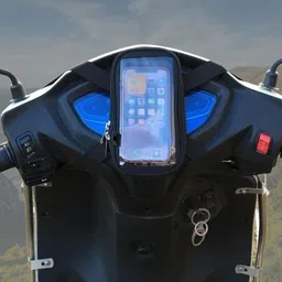 anthub Scooter/Scooty Mobile Holder for Fascino 125 FI Bike Mobile Holder image 2