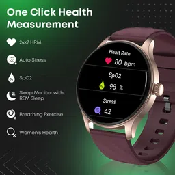 Fastrack Revoltt XR1-1.38|BT Calling|Fast Charge|100+ Sports Mode|IP68|Calculator|Fashion Smartwatch image 4