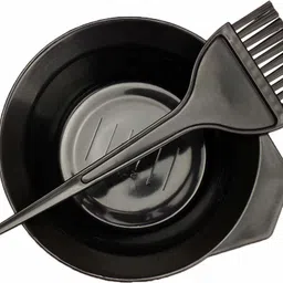 aravli Professional Hair Color Tools: Hair Coloring Dye Brush with Hair Color Mixing Bowl Set for Both Men and Women (Black) - Set of 2 Pieces-picture-18