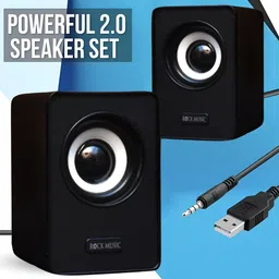 otoobest 6W Computer Speaker with Deep Bass USB Power & Clear Stereo Sound Coonect Mobile 6 W Bluetooth Laptop/Desktop Speaker image 4