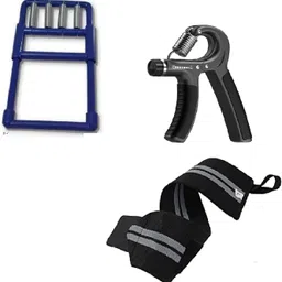 Set2|Gun Hand Gripper1 Wrist Support Arm Band,1 Plastic Hand Griper Gym Exercise Fitness Accessory Kit Kit-image-9