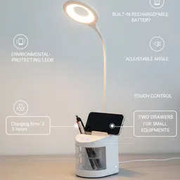 sanjana collections 5 in 1 Study Lamp LED Tube with Touch Dimmer Study Lamp image 2