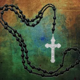 dynamic retail global Cross Locket Jesus Chain Necklace Pendant Rosary Christian Jewellery Qae1592 Crystal Pendant Set image 2