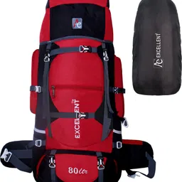 re-on 80 Ltrs Trekking Bag Outdoor Hiking Backpack Travel Backpack With Rain Cover Rucksack- 80 L-picture-10