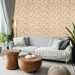lustichome Vinyl Abstract Beige Wallpaper image 3