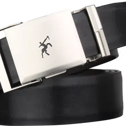 urban alfami Men Casual, Party, Formal, Evening Black Artificial Leather, Texas Leatherite Belt-picture-19