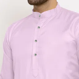 poshside Men Cotton Blend Kurta Pyjama Set image 4