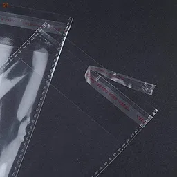 siyaram packaging Clear Plastic Packing Bags Self-Adhesive Resealable BOPP Poly Bags Security Bag image 4