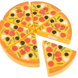 sabirat Sliceable Pizza Cut, Burger Cutting, Pizza Drinks Play Set, Role Play Toy image 4