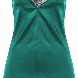 ananth Women Night Suit Set Green Self Design-picture-16