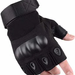 whinsy Half Finger Nylon Tactical Gloves for Sports, Hard Knuckle Motorcycle Riding Riding Gloves-picture-13