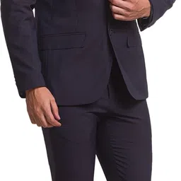park avenue Men Suit Solid Suit image 2