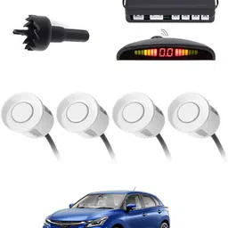 zplus 4White Parking Sensor With LED Display Increased Safety For Car-116 Safety of Passengers/Car One Alarm Kit-1649 Parking Sensor-picture-11