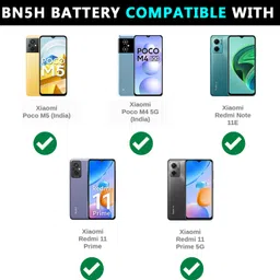 Safa Mobile Battery For Redmi 11 Prime - 5000mAh image 2