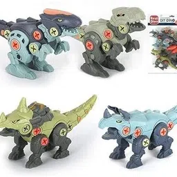 sharnga Take Apart Dinosaur Toys, Pack of 4 Dinosaurs with Screwdrivers image 4