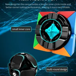 toyrentto MoYu MeiLong 2x2 Speed Cube Stickerless Smooth Turning Puzzle Toy for Kids image 4