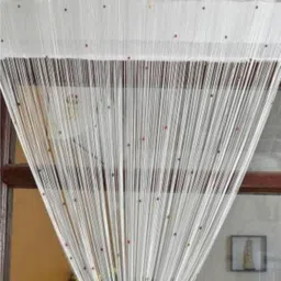 pomp & romp premium door string beads 213 cm (7 ft) Door Polyester Curtain Single Curtain image 2