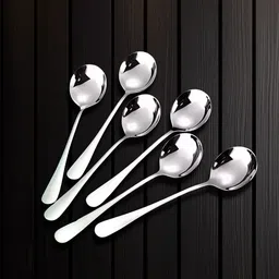 dinezaar Majestic Stainless Steel Soup Spoon, Serving Spoon Set-picture-37