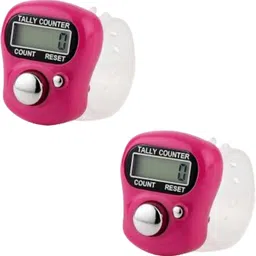 pack of 2 Mini Hand Tally Counter Finger Ring Digital Electronic Head Count 10 Digital Tally Counter-image-91