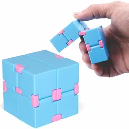 sotnof Flip Turn Spin Mini Infinity Cube Fidget Stress Relief Desk Toy for Kids & Adult-picture-10