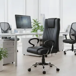 craftswell C-501 Leather Office Adjustable Arm Chair-picture-13